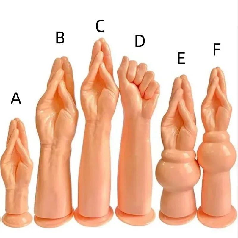 Fisting Hand Anal Plug Dildos Big Arm Butt Plug Anus Expansion Training Vaginal Stimulation Masturbatior Sex Toys for Women Man