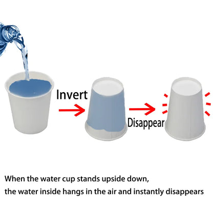 Hanging and Disappearing Water Magic Powder Slush Powder Close-up Magic Tricks Magic Props Funny Toys Easy to Do