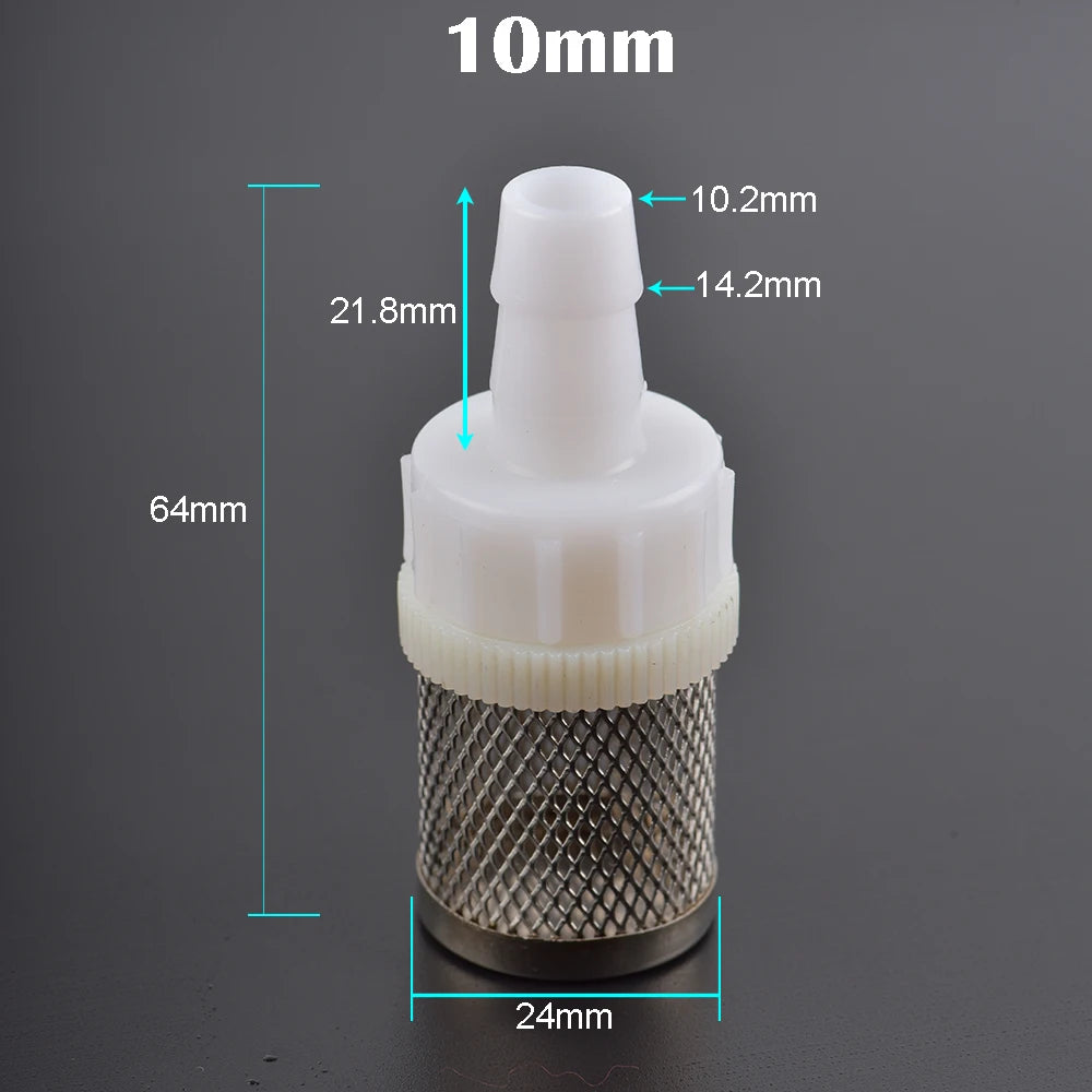 4~20mm Hose Filter Car Wash Tube Garden Irrigation Aquarium Filter Strainer Stainless Steel Mesh Filter