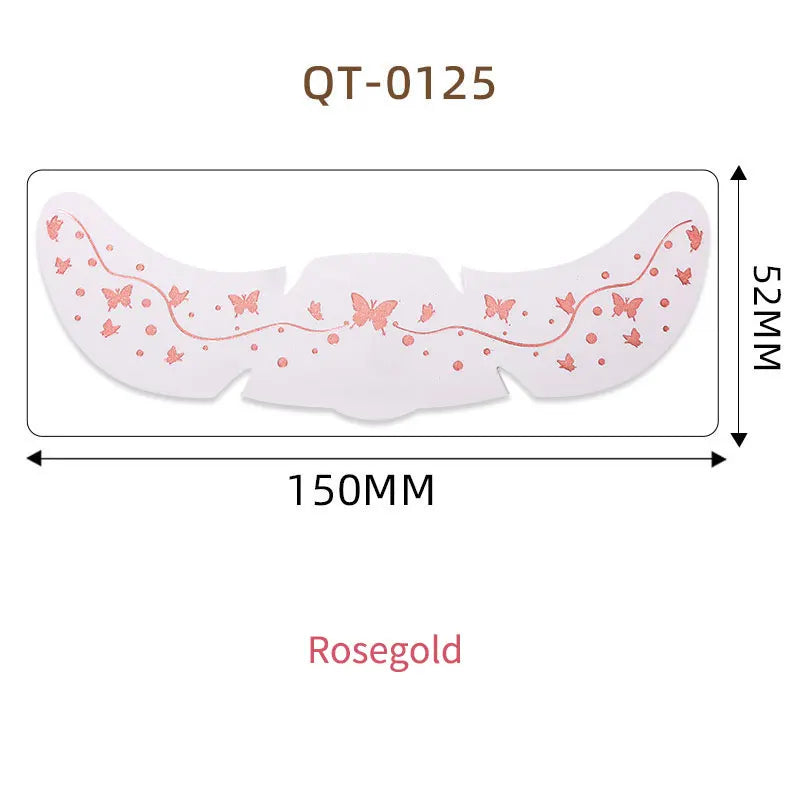 1pc Hot Stamping Freckles Makeup Sticker Metallic Radiation Golden Silver  Fake Freckles Temporary Tattoo Stickers Face Makeup