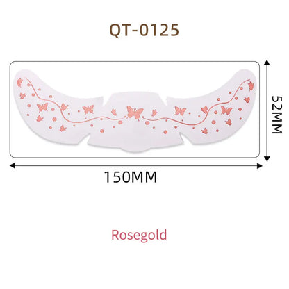 1pc Hot Stamping Freckles Makeup Sticker Metallic Radiation Golden Silver  Fake Freckles Temporary Tattoo Stickers Face Makeup