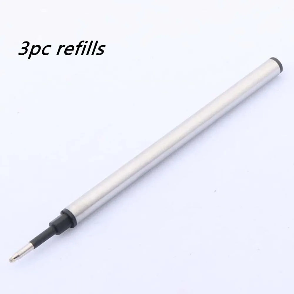 High Quality Copper WOOD RollerBall Pen brass Ebony spinning Red gold BALL POINT PEN Stationery Office school supplies Writing