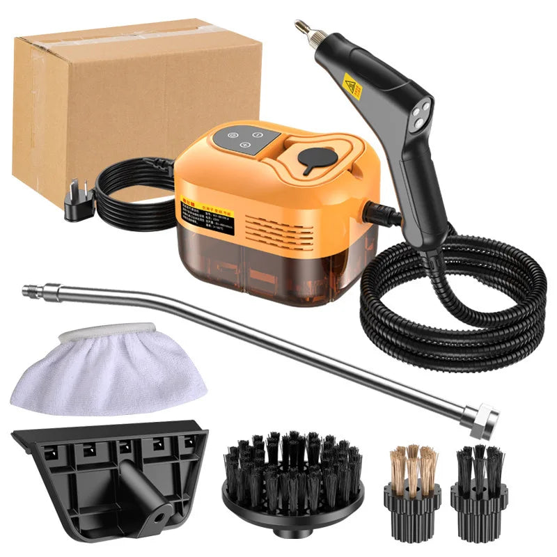 2500W High Pressure High Temperature Household Steam Cleaner For Air Conditioner Kitchen Car Furniture Handheld Steam Cleaner
