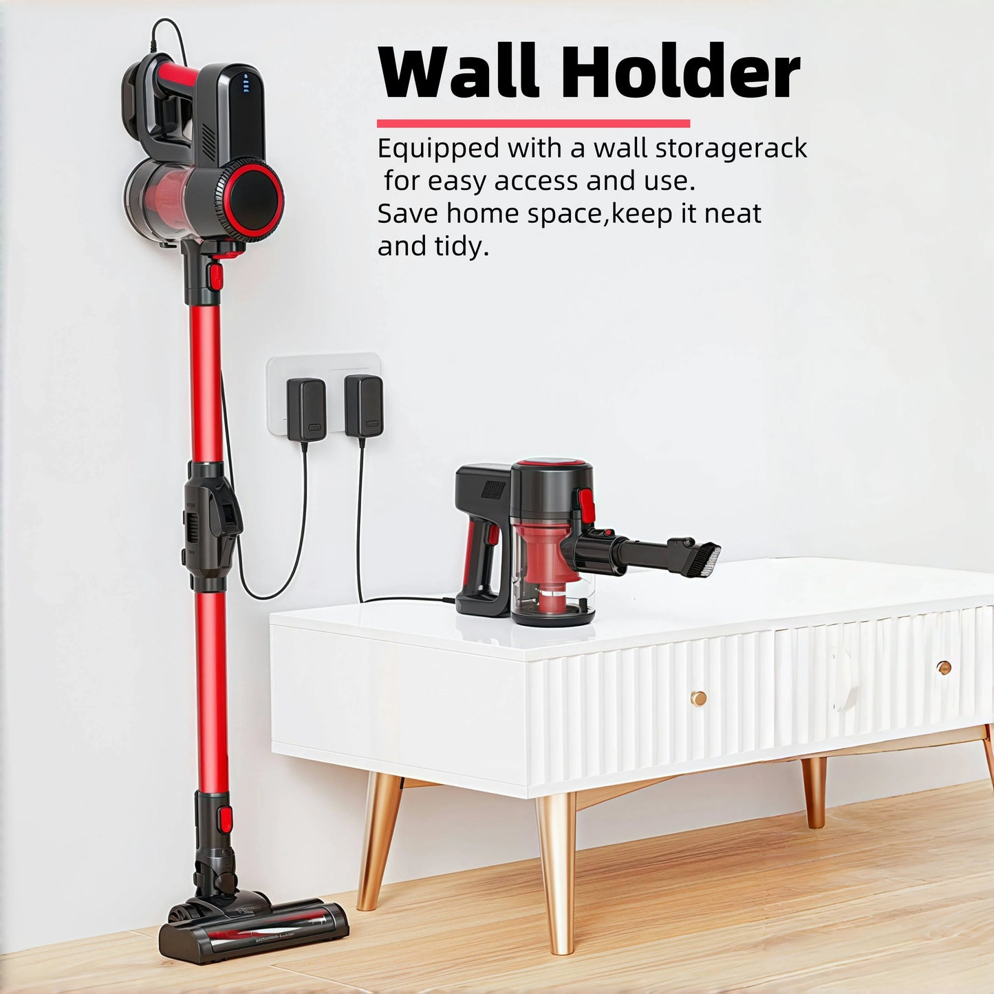 Cordless Vacuum Cleaner, 35KPA Handheld Vacuum Cleaner, Battery-powered Vacuum Cleaner For Pet Hair With 4000mAh Batteries, Handheld And Vertical Lightweight 6 In 1 Handheld Vacuum Cleaner, 40 Minutes Runtime, Large Dust Cup