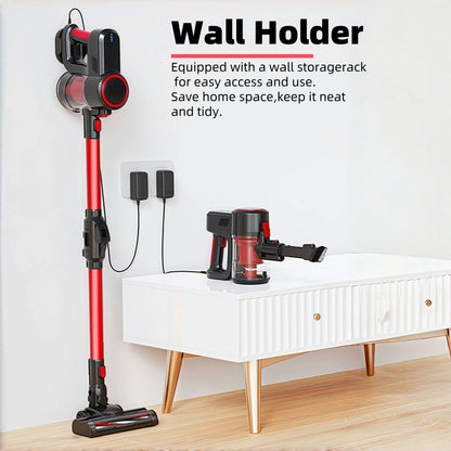 Cordless Vacuum Cleaner, 35KPA Handheld Vacuum Cleaner, Battery-powered Vacuum Cleaner For Pet Hair With 4000mAh Batteries, Handheld And Vertical Lightweight 6 In 1 Handheld Vacuum Cleaner, 40 Minutes Runtime, Large Dust Cup