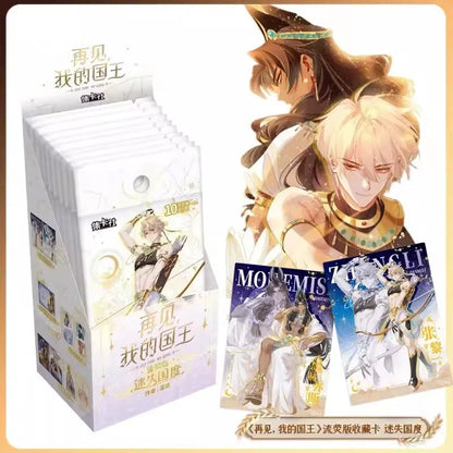 See You My King Lost Kingdom Collector Cards: Zhang Li & Mohemisi Character SSP SSR Holographic Lomo Card