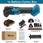 Gisam 20000OPM Cordless Quickrelease Oscillating Tool Multifunction Trimmer Power Tool Anti-Vibration for makita 18V battery Pin