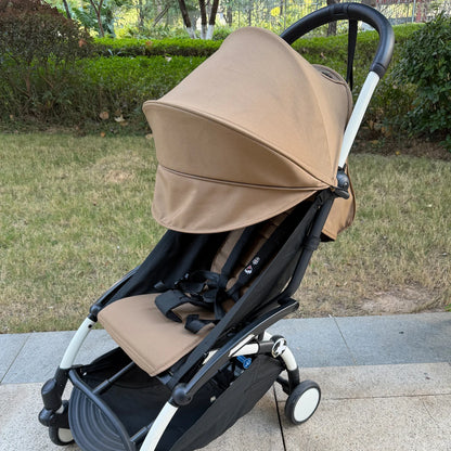 MomTan Stroller Accessories Replacement Set Extended Canopy & Seat Cushion & Seat Base For Babyzen YOYO Series & Stokke YOYO3