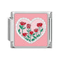 New Y2K Colorful Glaze English Word Italian Charm Link Fit 9mm Stainless Steel Jewelry DIY Making Bracelets For Gifts
