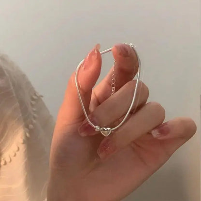 Dainty Flower Geometric Bracelet New High-End Minimalist Zircon Charm Blade Chain Women’s Bracelet Party Jewelry Gift
