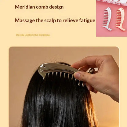 Manual Head Massager Scalp Comb Protable Stainless Steel Gua Sha Facial Tool Trigger Point Massager Tool For Foot Hand Back