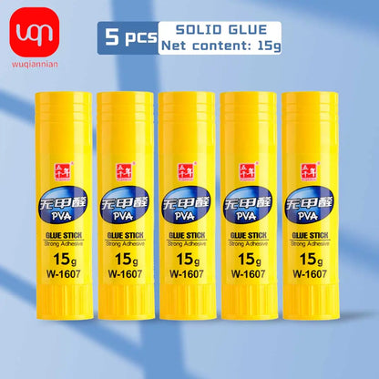 WQN-1/2/5pcs Solid Adhesive Stick High Viscosity School Office Stationery Art Photos Adhesive Stick Return To School Season