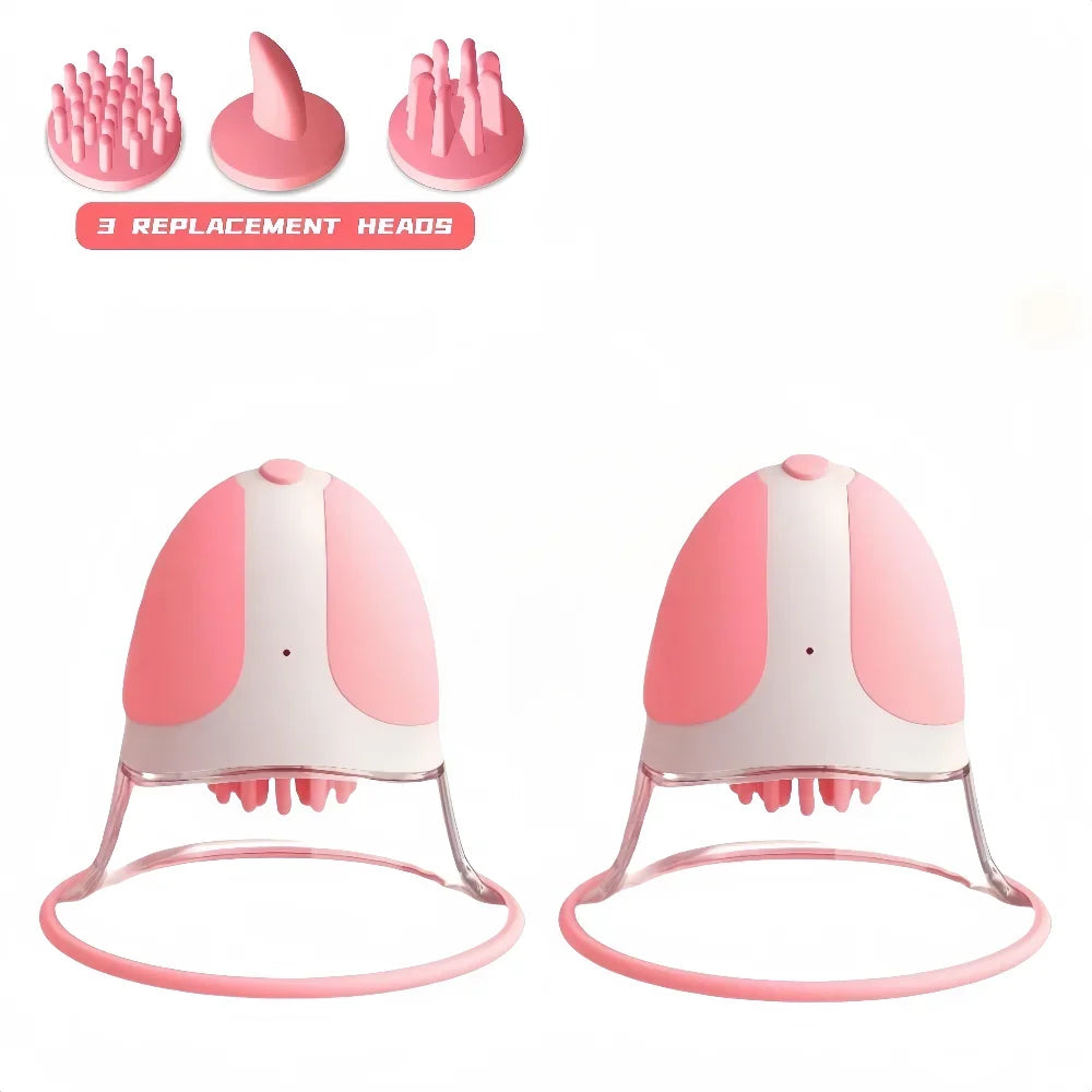 Breast Enhancement Sucking Vibrator Rotating Vacuum Pump Bra Sucker AV Breast Massager Female Nipple Stimulation Masturbator