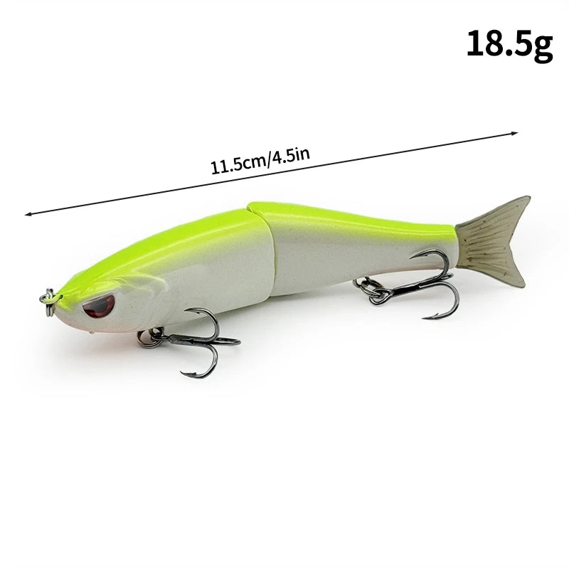 11.5cm/18.5g Balam Glide Bait Catfish Joint Giant Hard Bait Swimbait for Pike Bass Saltwater Glide Bait Leurre De Pêche