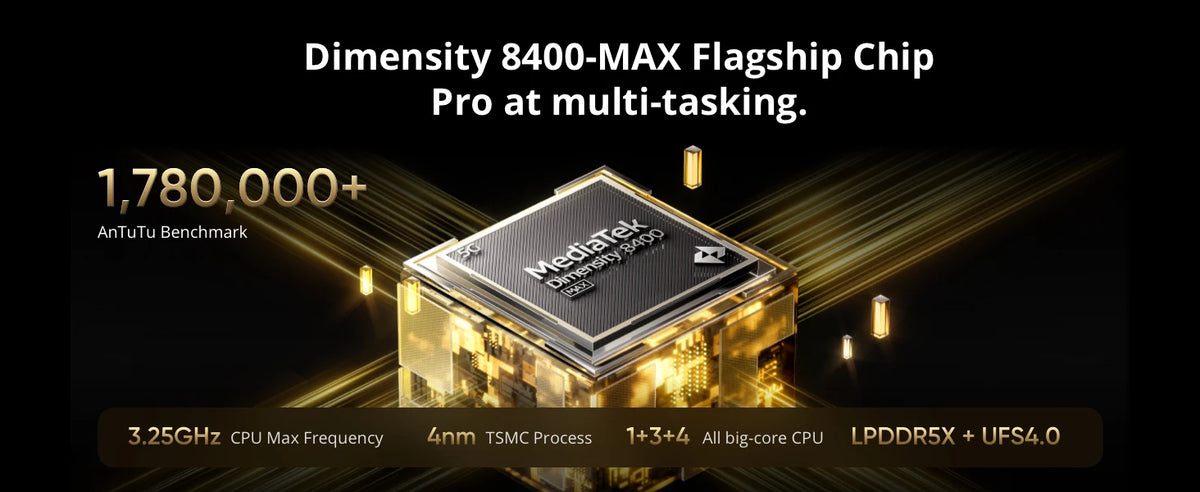 realme GT 7T Smartphone 5G MediaTek 8400-MAX 7000mAh Titan Battery 120W Ultra Charge 6.8'' 120Hz Display EU Version NFC