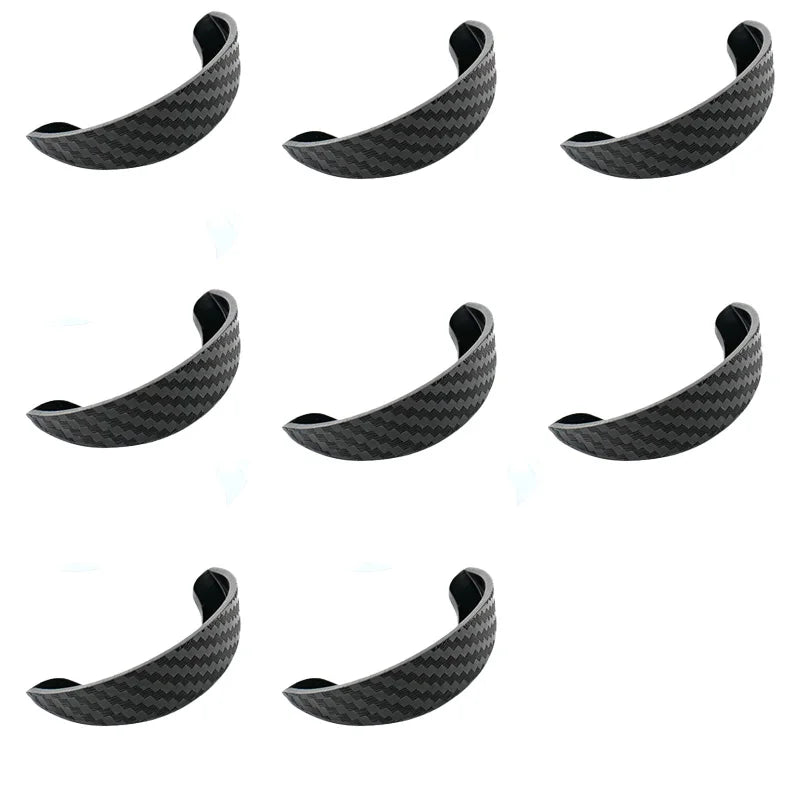 Car Reversing Camera Rain Cover Car Rear Camera Rain Cover Carbon Fiber Pattern Car Rear View Camera Protection Trim Dust Shield