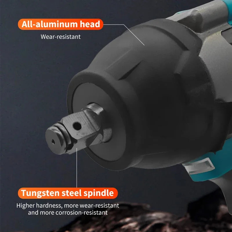 Makita DTW700 Cordless Impact Wrench 18V Brushless Motor  Variable Speed Electric Wrench High Effieiency Durable Auto Stop
