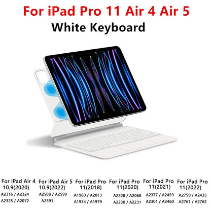 TouchPad Magic Keyboard for iPad Air 11 13 M4 2026 M3 M2 iPad 10 10th Air 4 5 6 iPad Pro 11 12.9 13'' M5 M4 Smart Cover Backlit