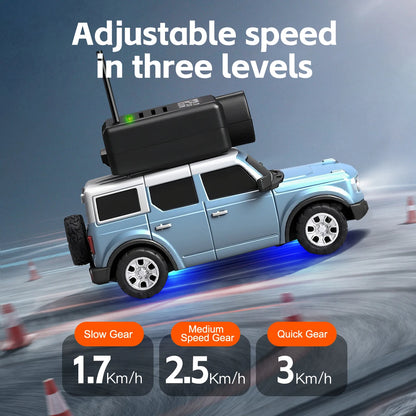 WLtoys 1/64 Mini RC Car with 720P FPV Camera Wifi APP Control 2.4G Reomte Contorl Racing Vehicle Toy for Children 6405 6406
