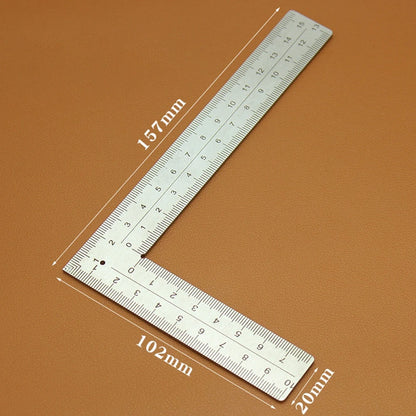 Mini Framing Ruler L Square Stainless Steel Right Angle Ruler Precision Measuring Layout Tool For Building Framing Gauges