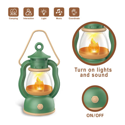 Kids Camping Tent Set Baby Playground Miniature Foods Children's Tent House Indoor Outdoor Parent-Child Interactive Game Toys