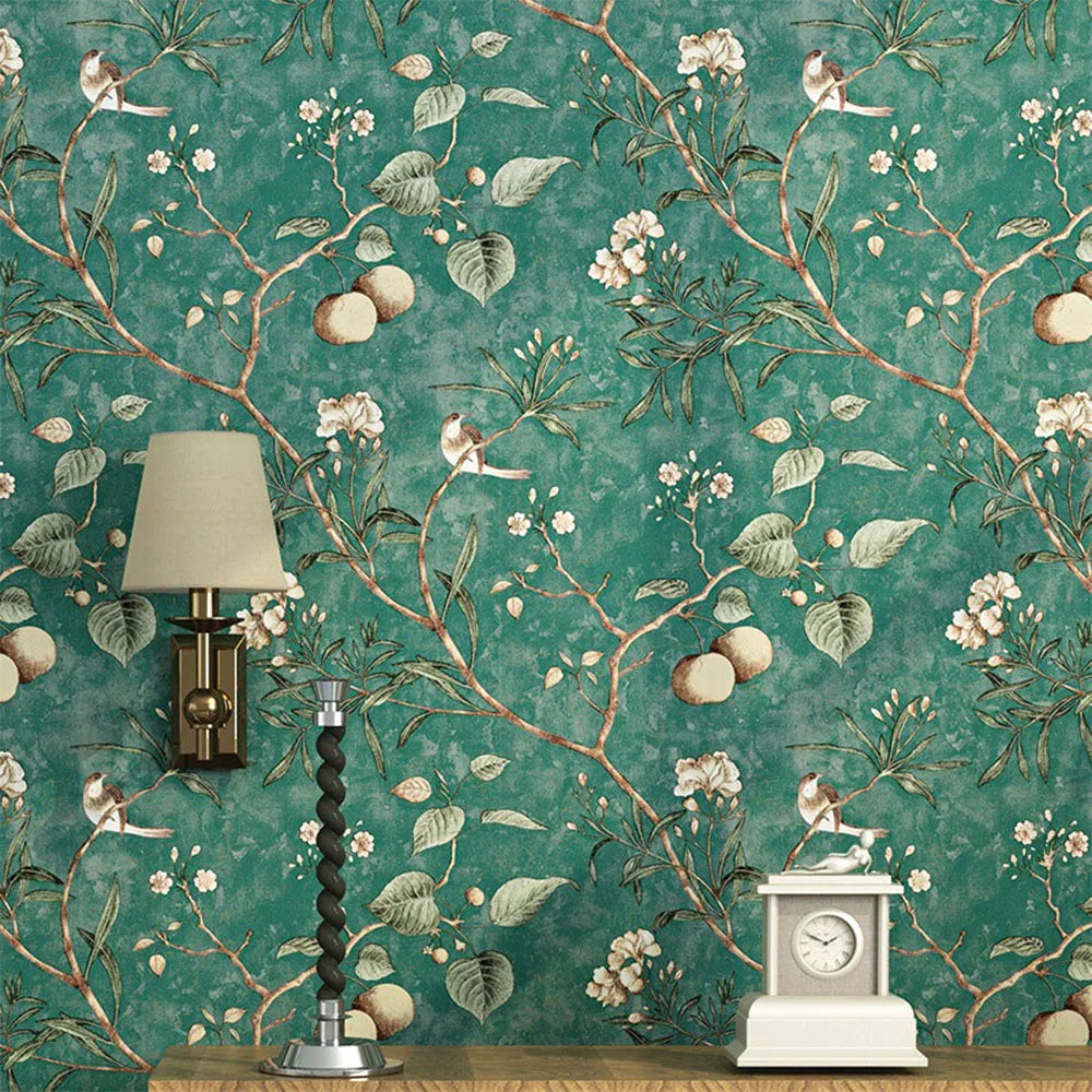 Floral Grey Peel and Stick Wallpaper Flower Self Adhesive Roll Waterproof Removable Contact Paper Furniture Table Renovate Decor