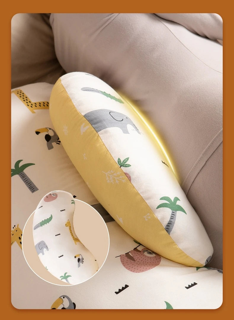 H-shaped Pregnancy Pillows with Detachable Pillowcases Pillows for Pregnant Women Maternity Sleeping Body Holder Support Pillow