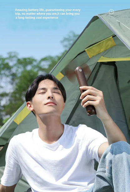 Handheld Bear Electric Fan Portable Small Fan For Students Multi-functional Household Foldable USB Charging Stand-up Desktop Fan