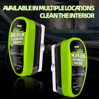 OGAS Automotive Car Glass Oil Film Cleaning Brush,150ml Glass Oil Film Remover for Car Window,Windshield Brush For Car Care