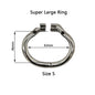 Happygo Stainless Steel Chastity Device with Urethral Catheter and Anti-Shedding Ring,Cock Cage,Penis Ring,S055-2