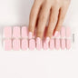 16/18/20Tips Semi-Cured Gel Nail Strips Adhesive Full Cover Stickers for Nails UV Lamp Need Press On Nails Fashion Manicure