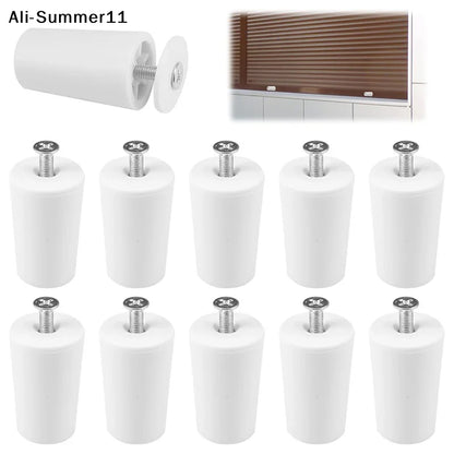 【Gt1】【Rw】8Pcs/Lot Plastic curtain accessories Blind Stoppers Smooth Compact Roller Shutter Replacement Repair Tool