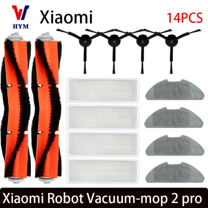 For Xiaomi Mi Robot Vacuum-Mop 2 Pro/Lite MJST1SHW MJSTL Hepa Filter Mop Cloth Main Side Brush Mijia Vacuum Cleaner Accessories