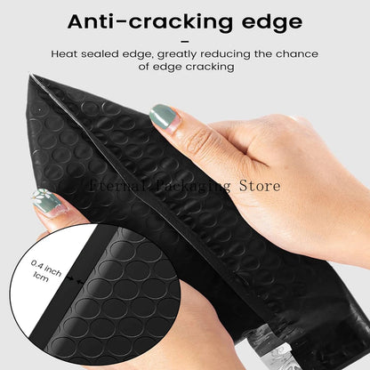 100Pcs Black Bubble Shipping Packaging Envelope Mailing Envelopes Mailer Envelope for Shipping Self Seal Bubble Mailer Packaging