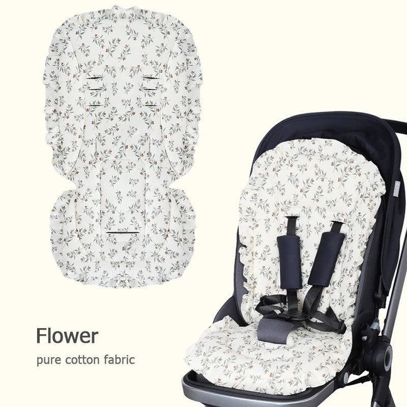Autumn and winter warm baby stroller seat cushions thickened cotton child stroller baby seat cushions universal four seasons
