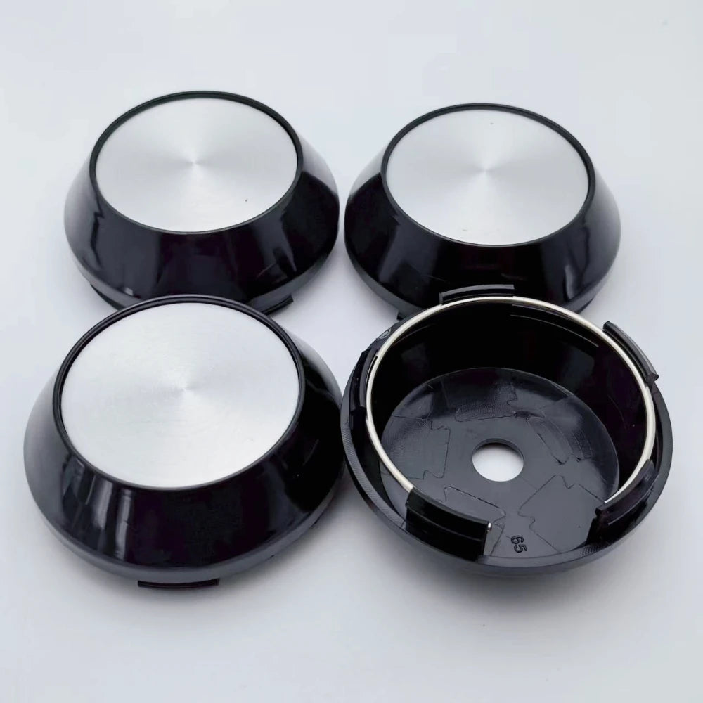 4pcs 60mm 64mm 65mm 68mm 69mm No Logo Emblem Car Wheel Center Caps Wheels Hub High Cap Rim Hubcaps Dust Cover Car Accessories