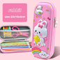 3D Kawaii Pencil Case EVA Large Capacity Waterproof Light Pencil Box for Student School Supply Stationery bag