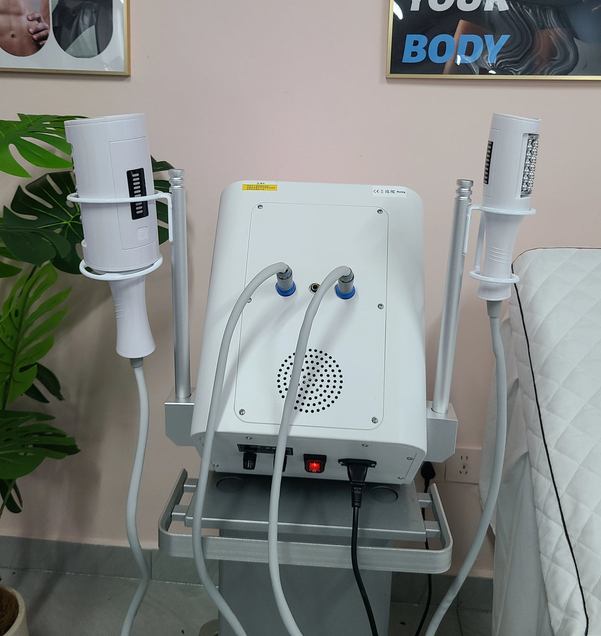 EMS Vacuum Inner Ball Roller 360° Rolling Machine: Cellulite Massage Weight Loss & Body Slimming Fat Removal Device