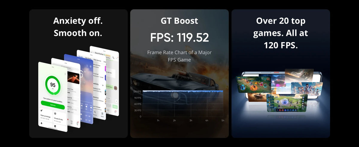 realme GT 7 5G Smartphone, European Version, MTK Dimensity 9400e, 6000nits Pro-Esports Display, 7000mAh Battery, 120W Ultra Charge