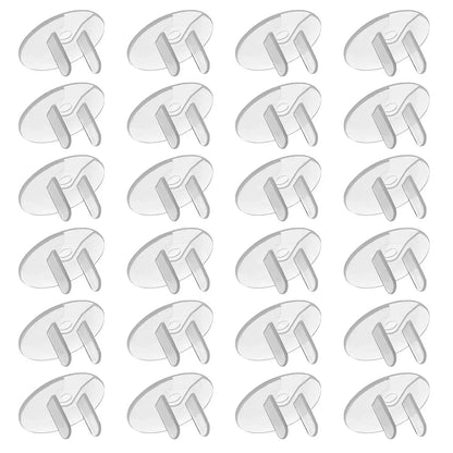10/20PCS Childproof Outlet Covers – US Standard Baby Safety Plugs, Clear Electrical Socket Protectors for Home & Export