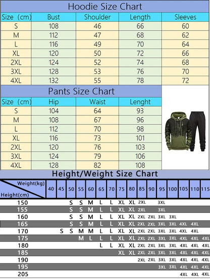 2025 Urban Fashion Hoodies Sportswear Men's Set Hooded Sweatshirts Sweatpants Autumn Winter Male Daily Casual Sports Jogger Suit