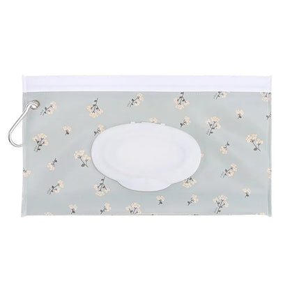 1Pc EVA Baby Wet Wipe Pouch Wipes Holder Case Flip Cover Snap-Strap Reusable Refillable Wet Wipe Bag Outdoor Useful Tissue Box