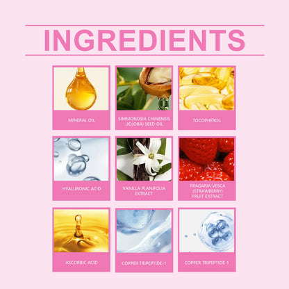 Strawberry Scented After Shave Oil - Soothing Post Hair Removal Essential Oil For Smooth Hydrated Skin, Non-Greasy Formula