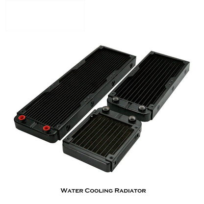 PC Water Cooling Radiator Aluminum For CPU GPU RAM Heatsink Exchanger Fan Cooler 60/80/90/120/240/360mm Black/White