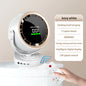 Mini Digital Display Fan Desktop Remote Control 720°Rotation Type-C Rechargeable Electric Fans Portable Wall Hanging With Clip