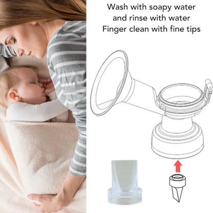 Duckbill Valves Rubber Valves Effective Soft Silicone Breast Attachment Improve Milk Expression Comfortable Control