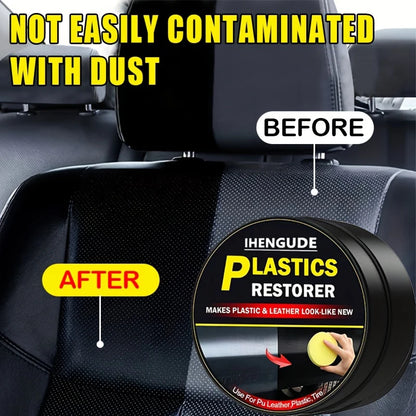 Car Plastic Scratch Repair Paste Interior Dashboard Plastic Scratch Removal Paste Plastic and Leather Maintenance