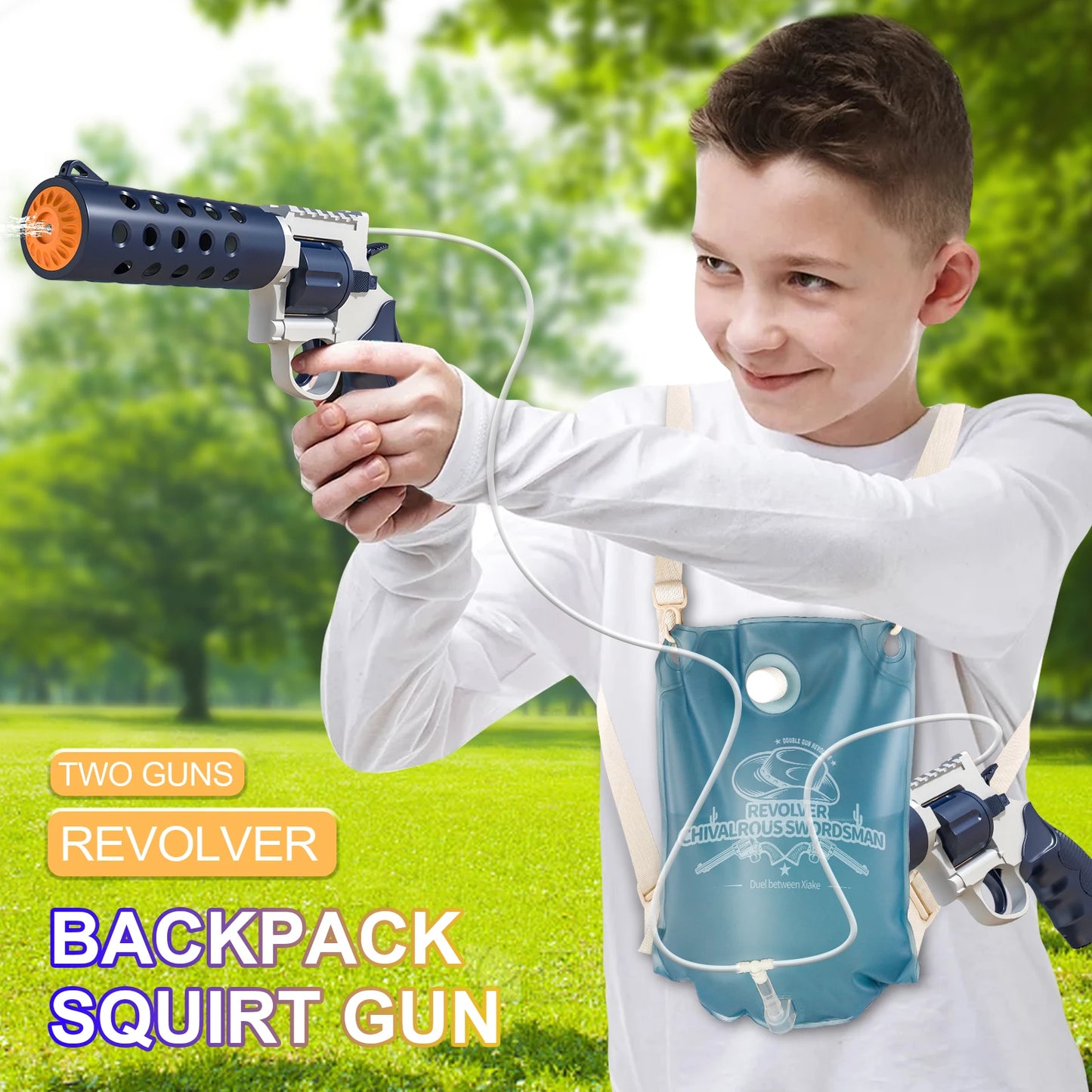 Backpack Electric water gun,Full-Automatic Shooting Water Gun Toys for male Summer Outdoor Beach High-capacity Guns Game Gifts