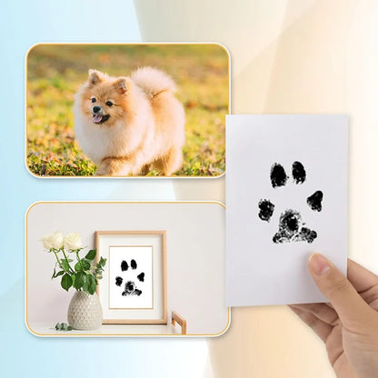 Baby Handprint Footprint Ink Pad Pet Paw Print Kit Non Toxic Clean Touch Safe Inkless Family Keepsake Newborn Baby Birthday Gift