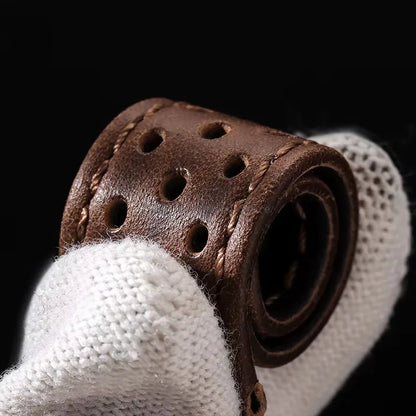 Breathable Leather Strap Men Women Universal Cowhide Watchband Business Wristbelt Band Sport Bracelet Accessories 18mm 20mm 22mm